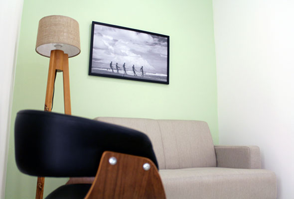 Foto do espaço de atendimento