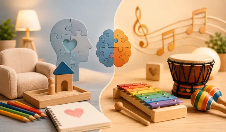 Diferença entre psicólogo e musicoterapeuta infantil