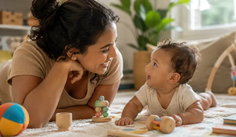 Orientações para desenvolver a comunicação do dia a dia com o Bebê